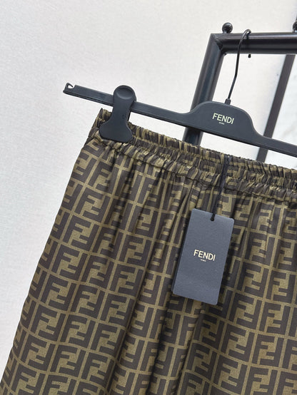 Fen 25ss silk pants