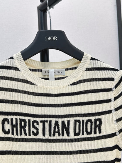 CD 25SS miss knit t-shirt