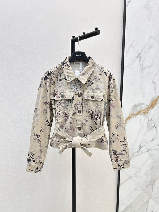 CD 25ss print denim jacket