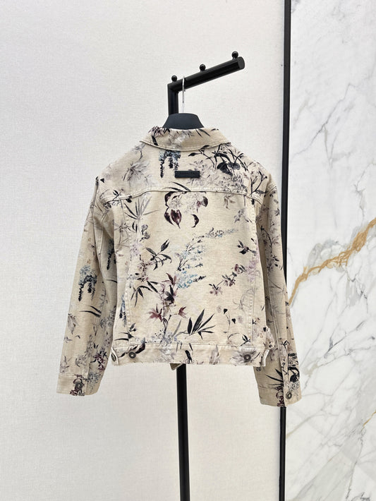 CD 25ss print denim jacket