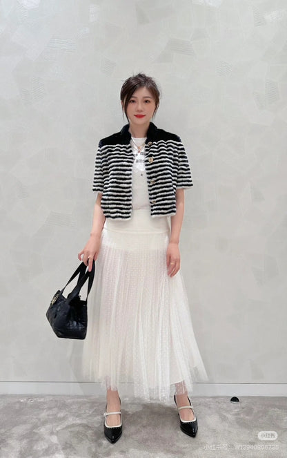 CD 25ss pleated skirt