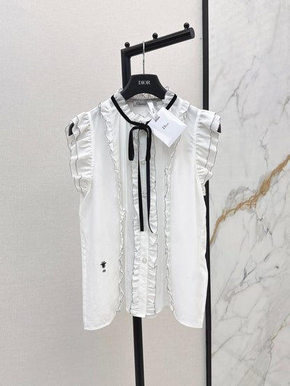 CD 25SS silk sleeveless shirt