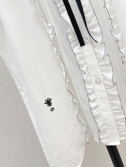 CD 25SS silk sleeveless shirt