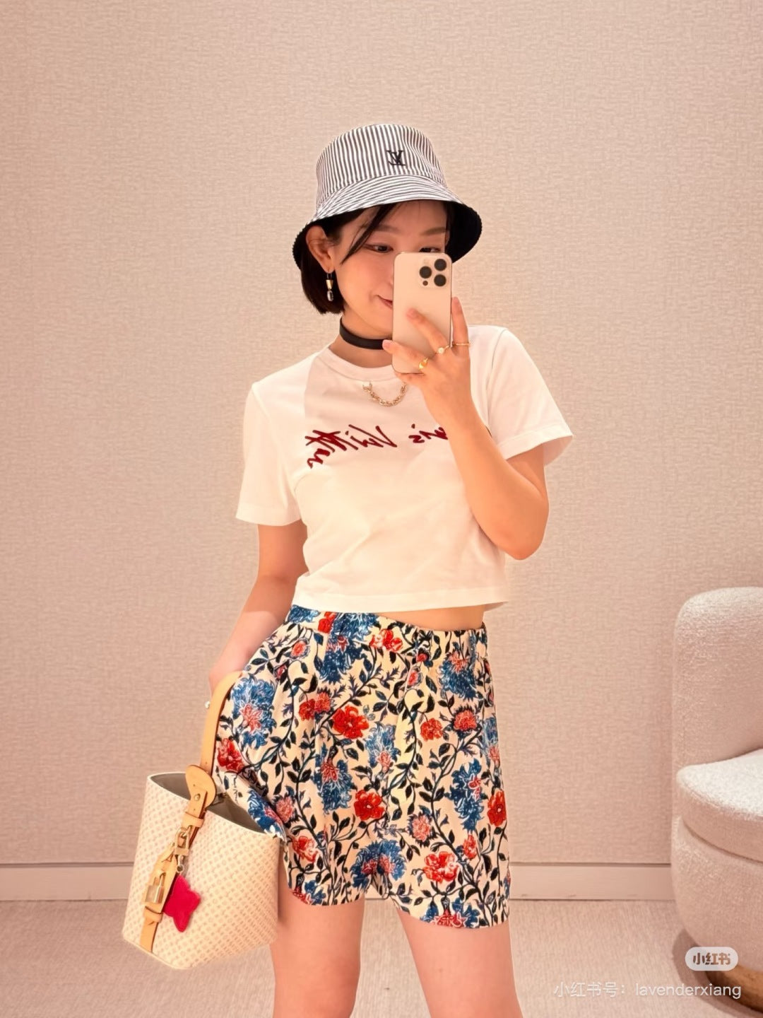 Louis 25ss print short