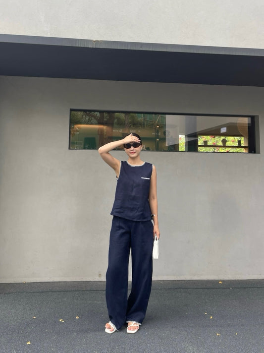 Loro 25ss linen suit