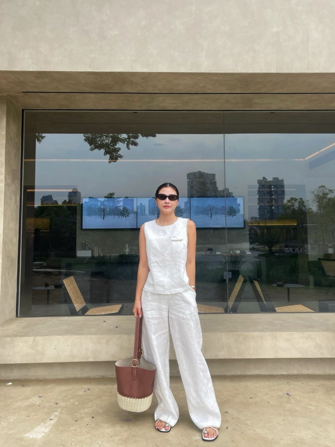 Loro 25ss linen suit