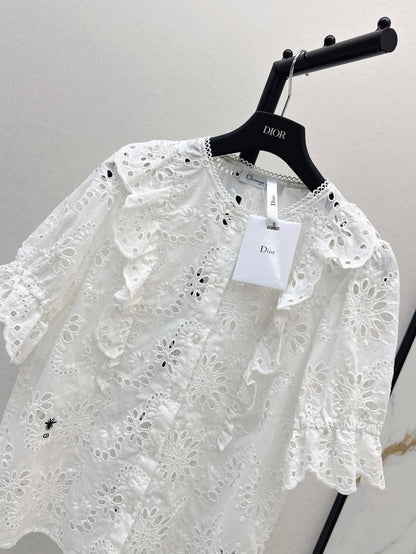 CD 25SS embroidered shirt