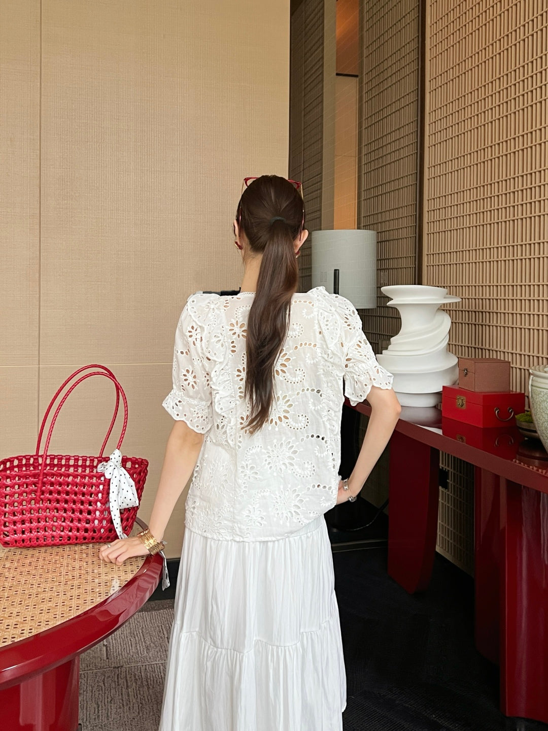 CD 25SS embroidered shirt