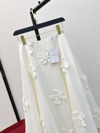 Val 25ss embroidered skirt