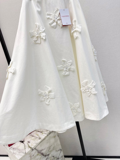 Val 25ss embroidered skirt