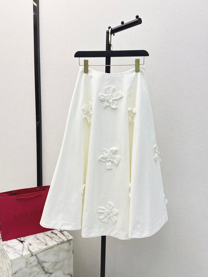 Val 25ss embroidered skirt