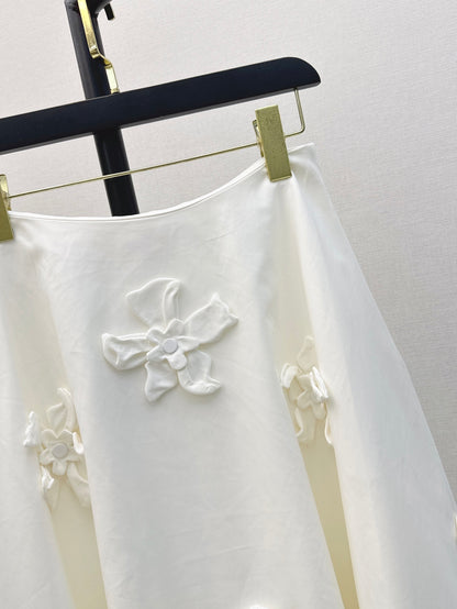 Val 25ss embroidered skirt