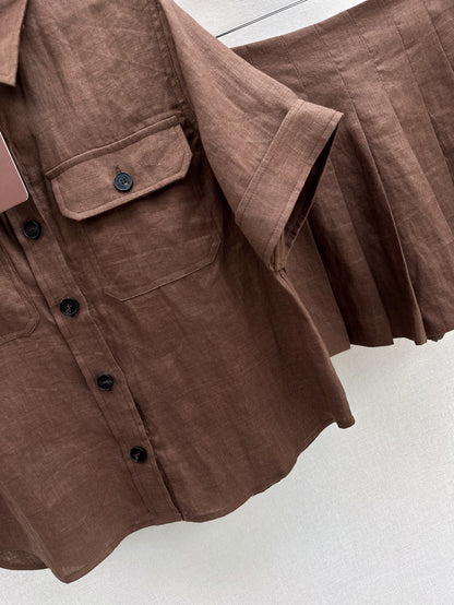 Loro 25ss linen suit