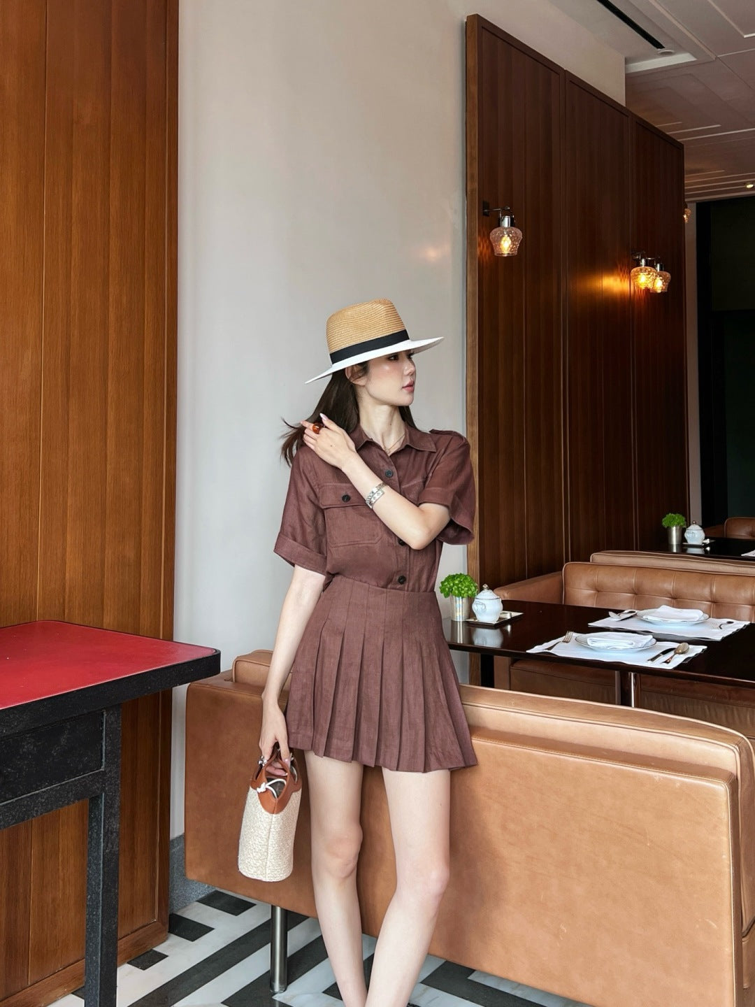 Loro 25ss linen suit
