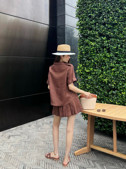 Loro 25ss linen suit