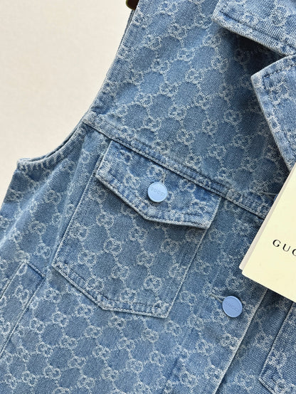 Guc 25ss jacquard vest