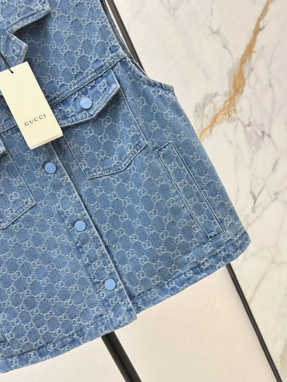 Guc 25ss jacquard vest