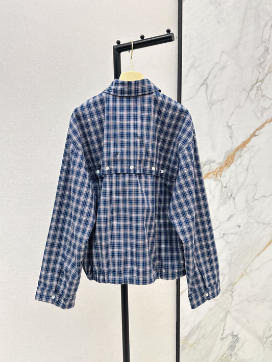 Miu 25ss plaid jacket