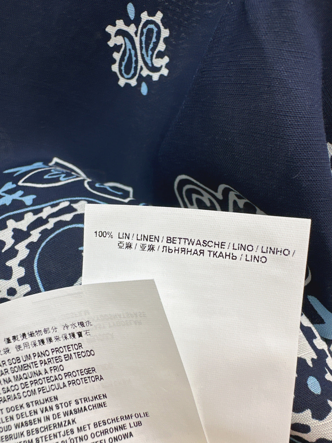 Miu 25ss Linen print vest