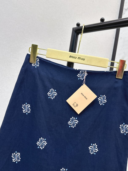 Miu 25ss linen skirt