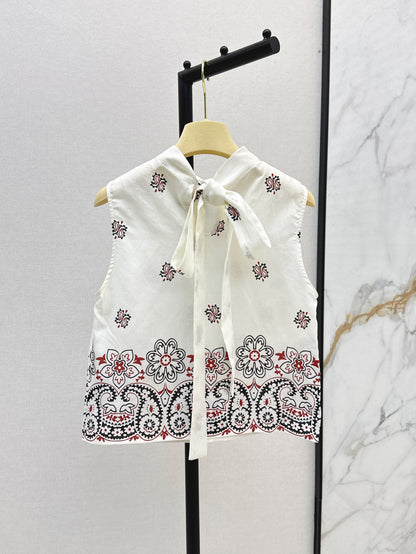 Miu 25ss linen vest