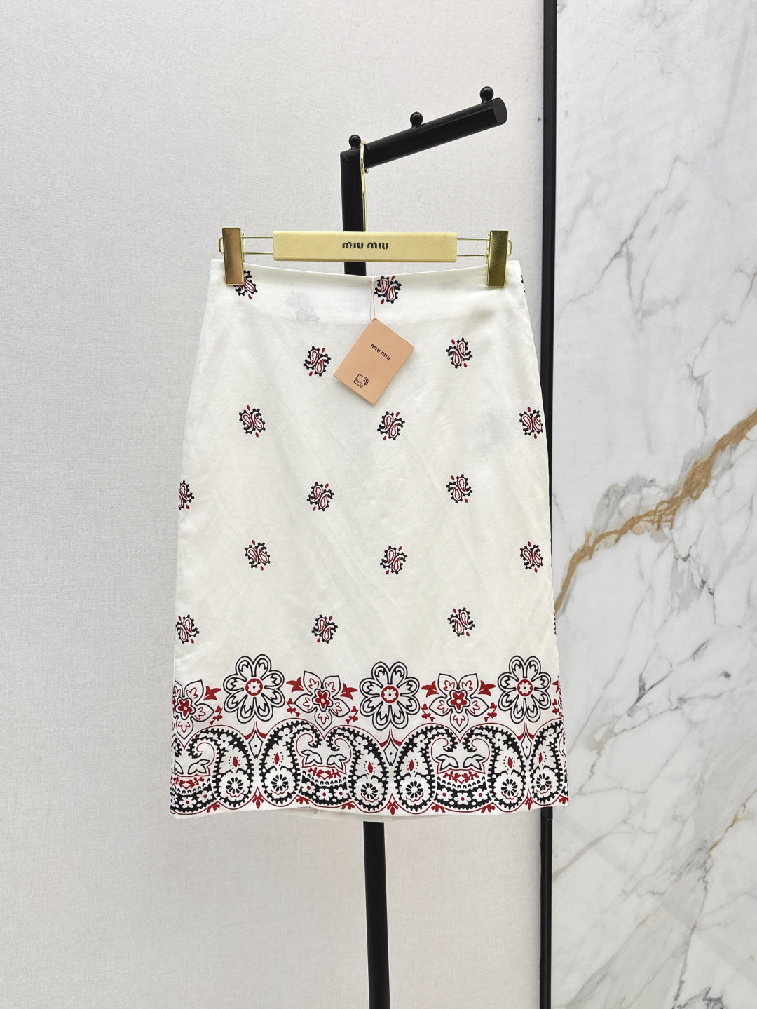 Miu 25ss linen skirt