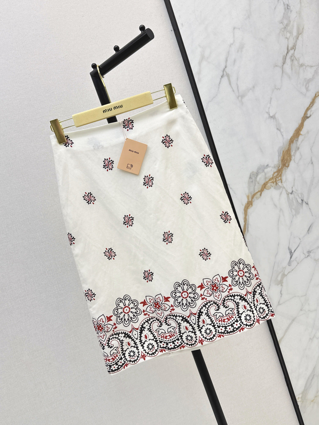 Miu 25ss linen skirt