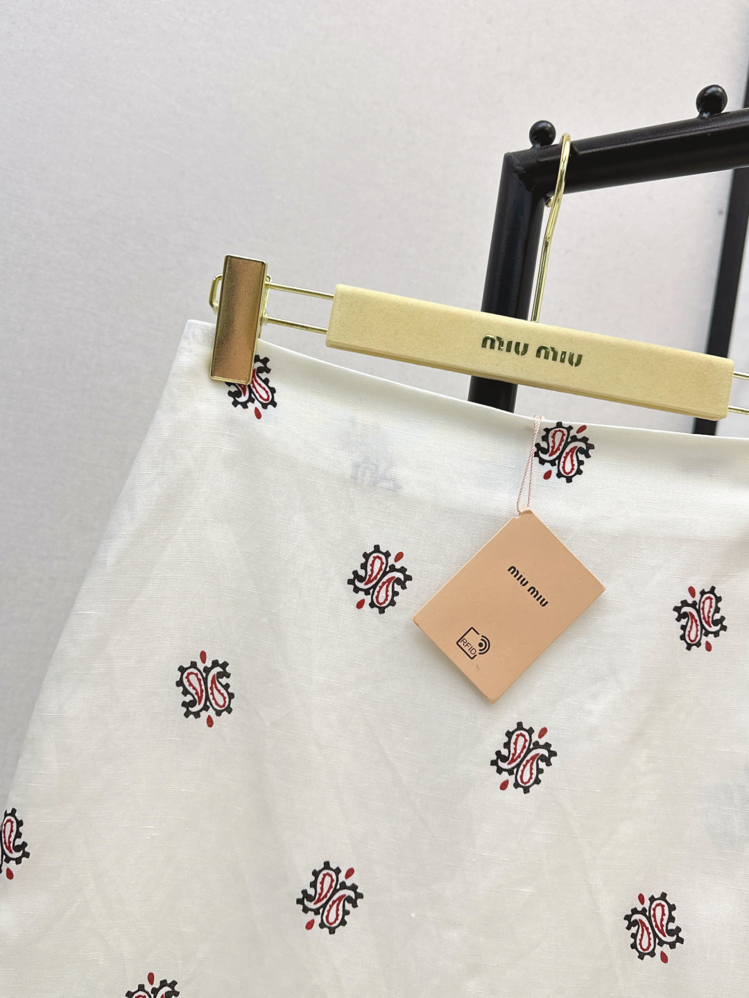 Miu 25ss linen skirt