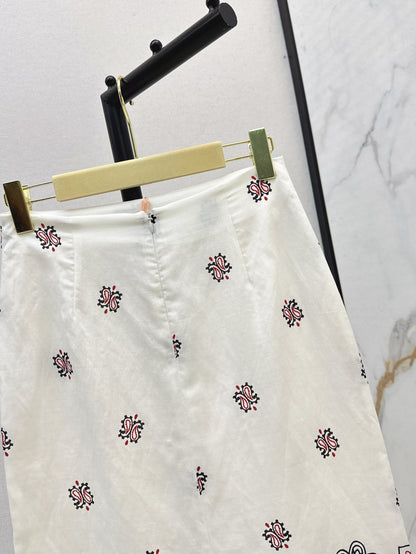 Miu 25ss linen skirt