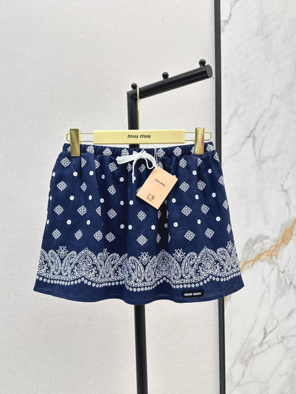 Miu 25ss linen skirt