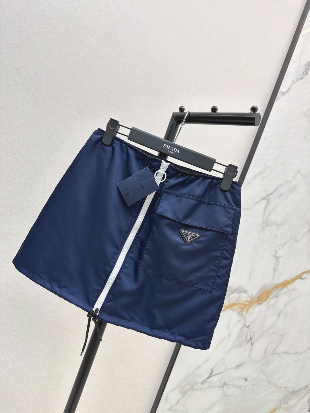Pra 25ss zipper skirt