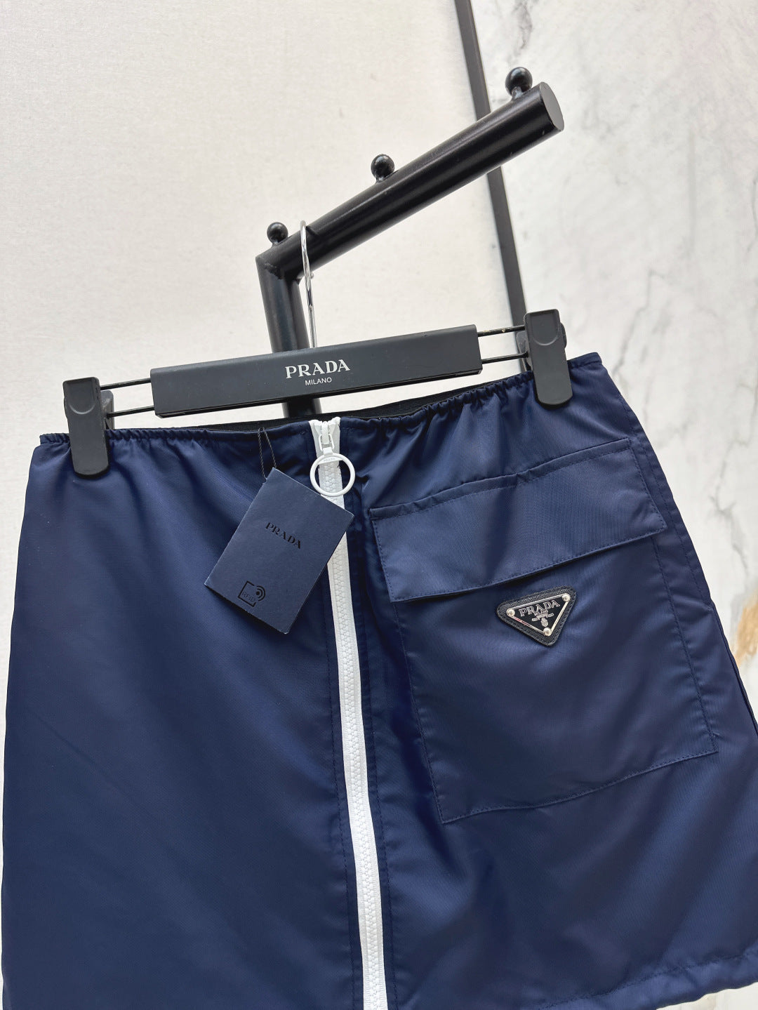 Pra 25ss zipper skirt