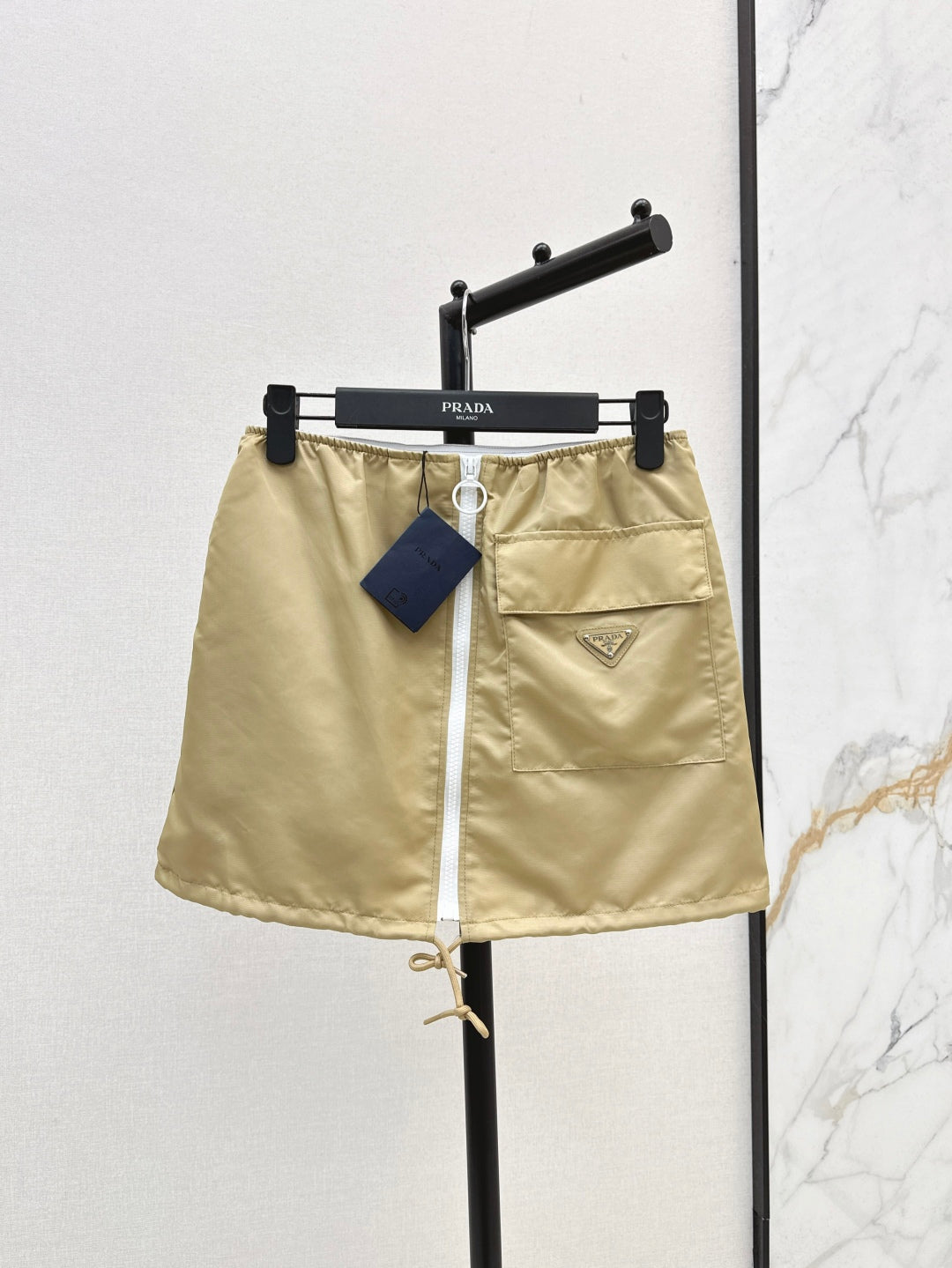 Pra 25ss zipper skirt