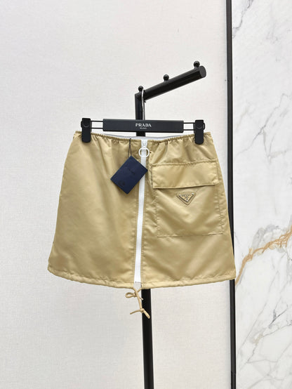 Pra 25ss zipper skirt
