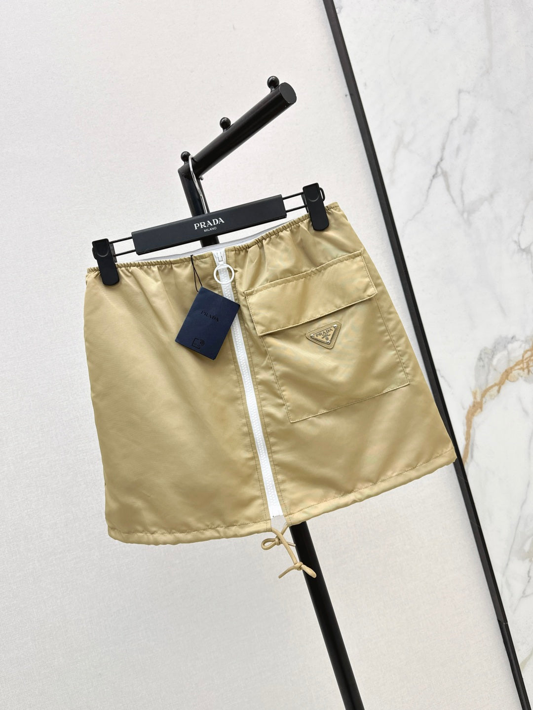Pra 25ss zipper skirt
