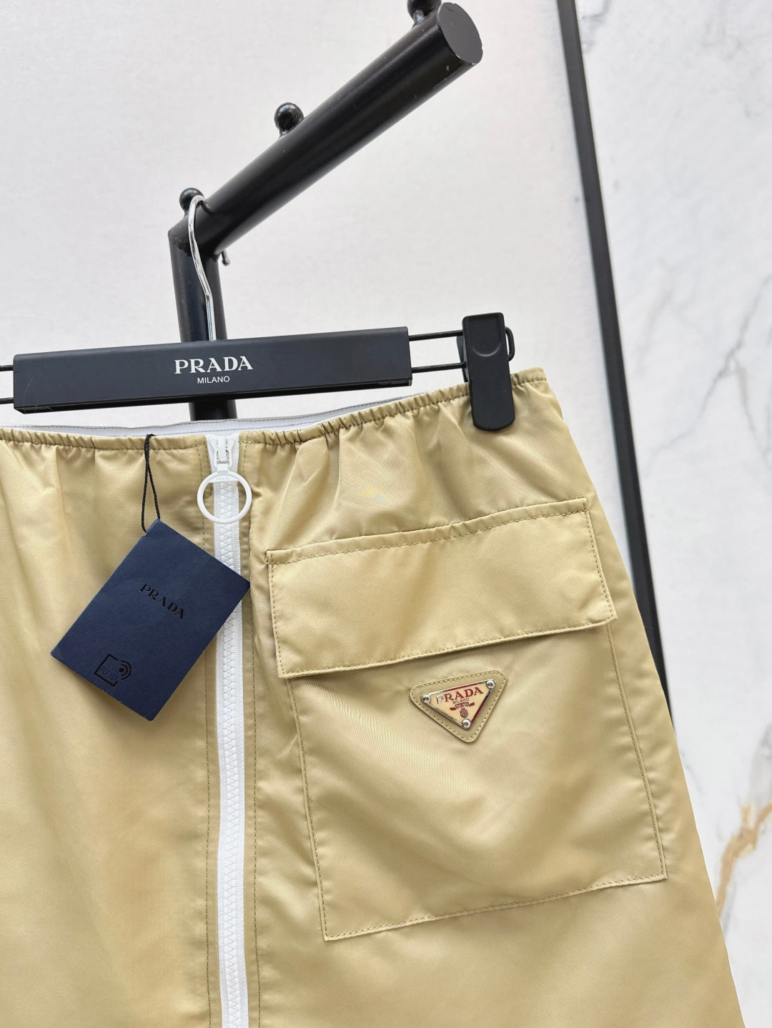 Pra 25ss zipper skirt