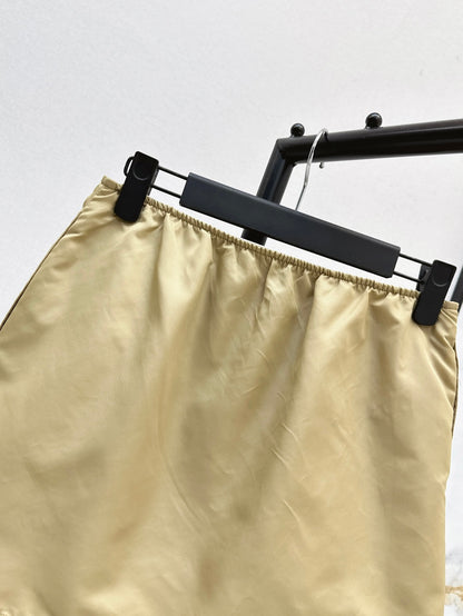 Pra 25ss zipper skirt