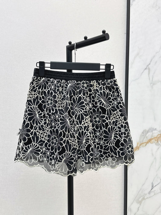CD 25ss embroidered skirt