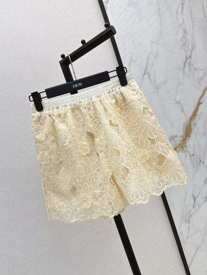 CD 25ss embroidered skirt