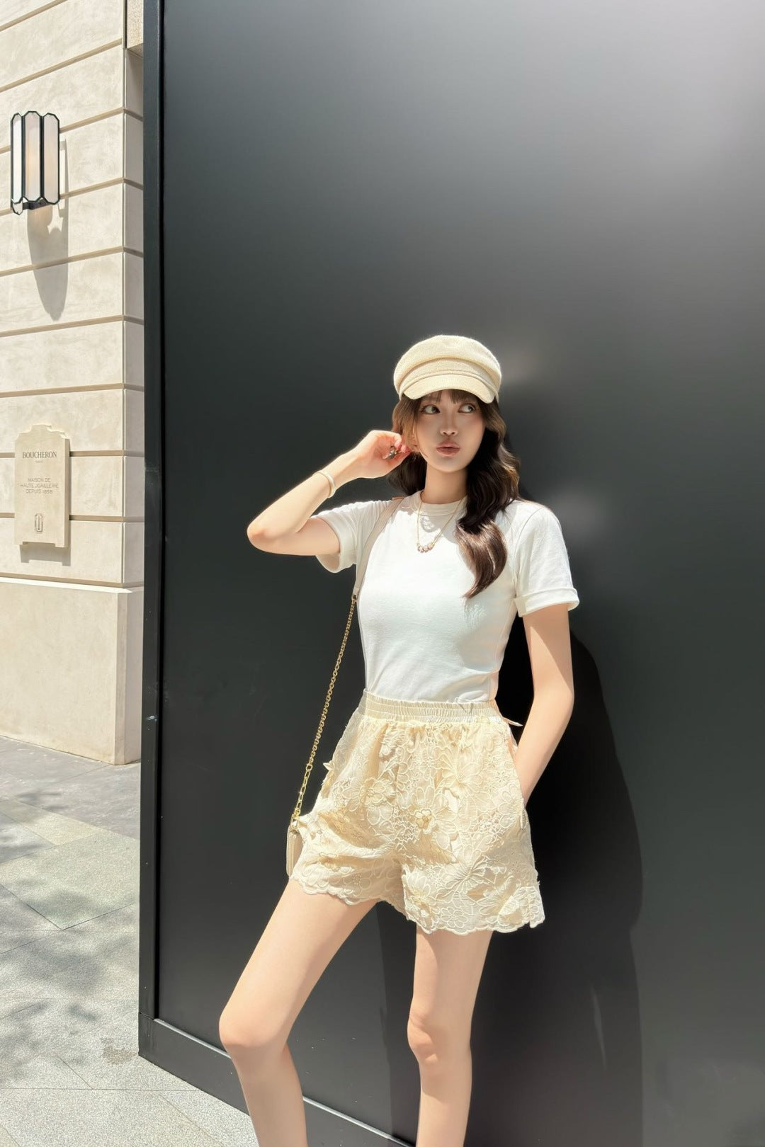 CD 25ss embroidered skirt