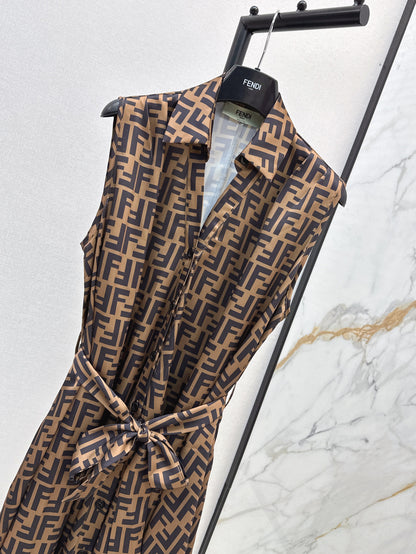 Fen 25ss sleeveless dress