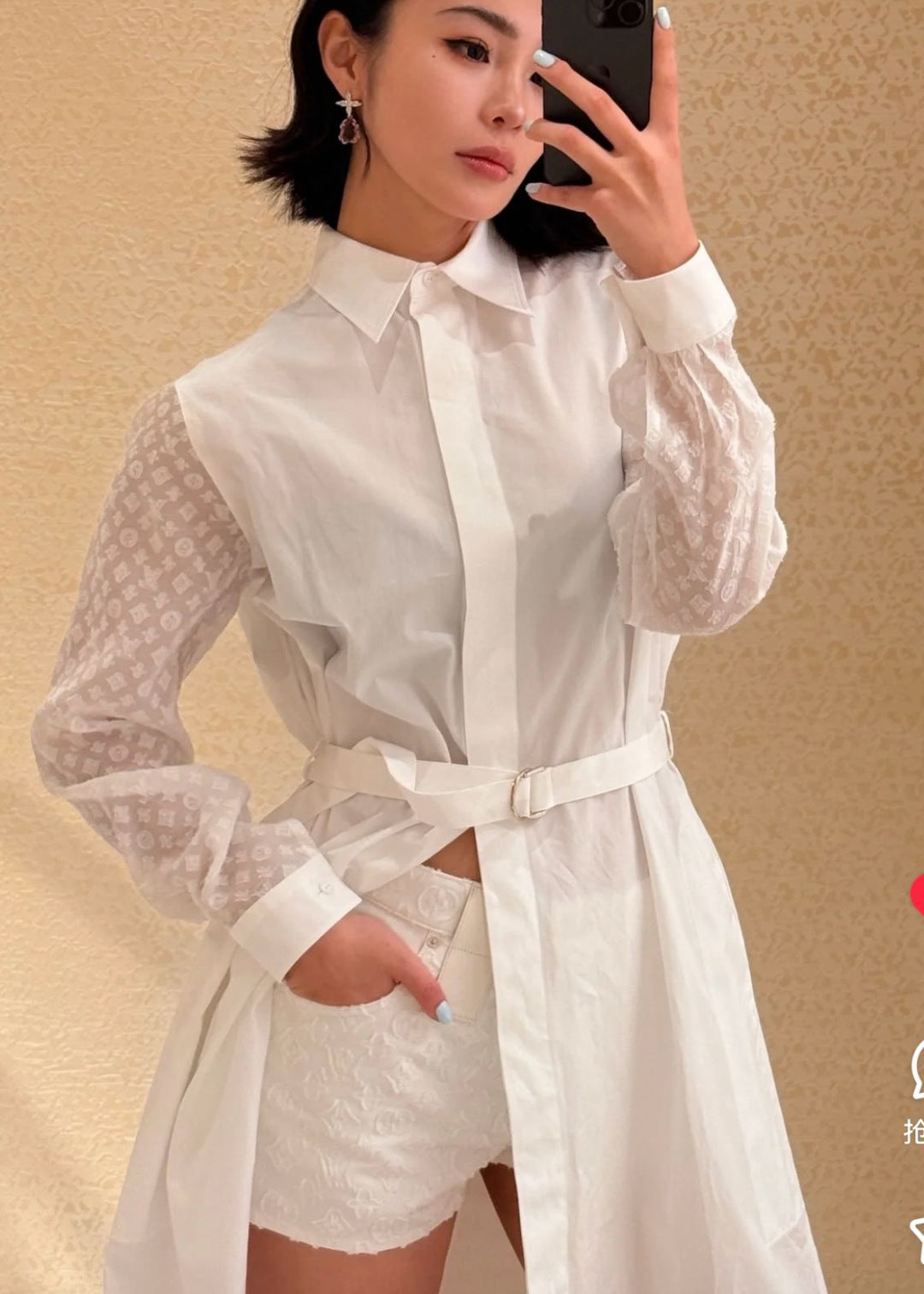 Louis 25ss jacquard dress