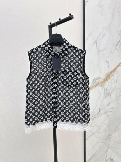 Louis 25ss lace vest