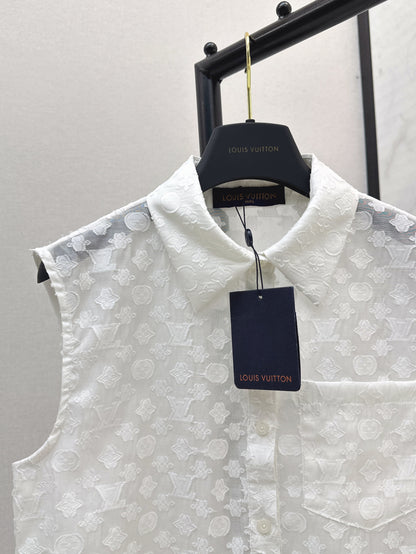 Louis 25ss lace vest