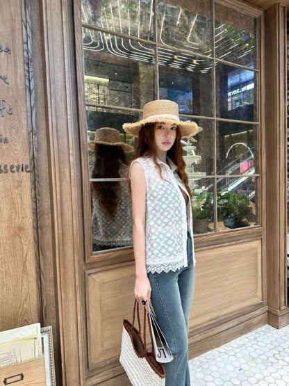 Louis 25ss lace vest