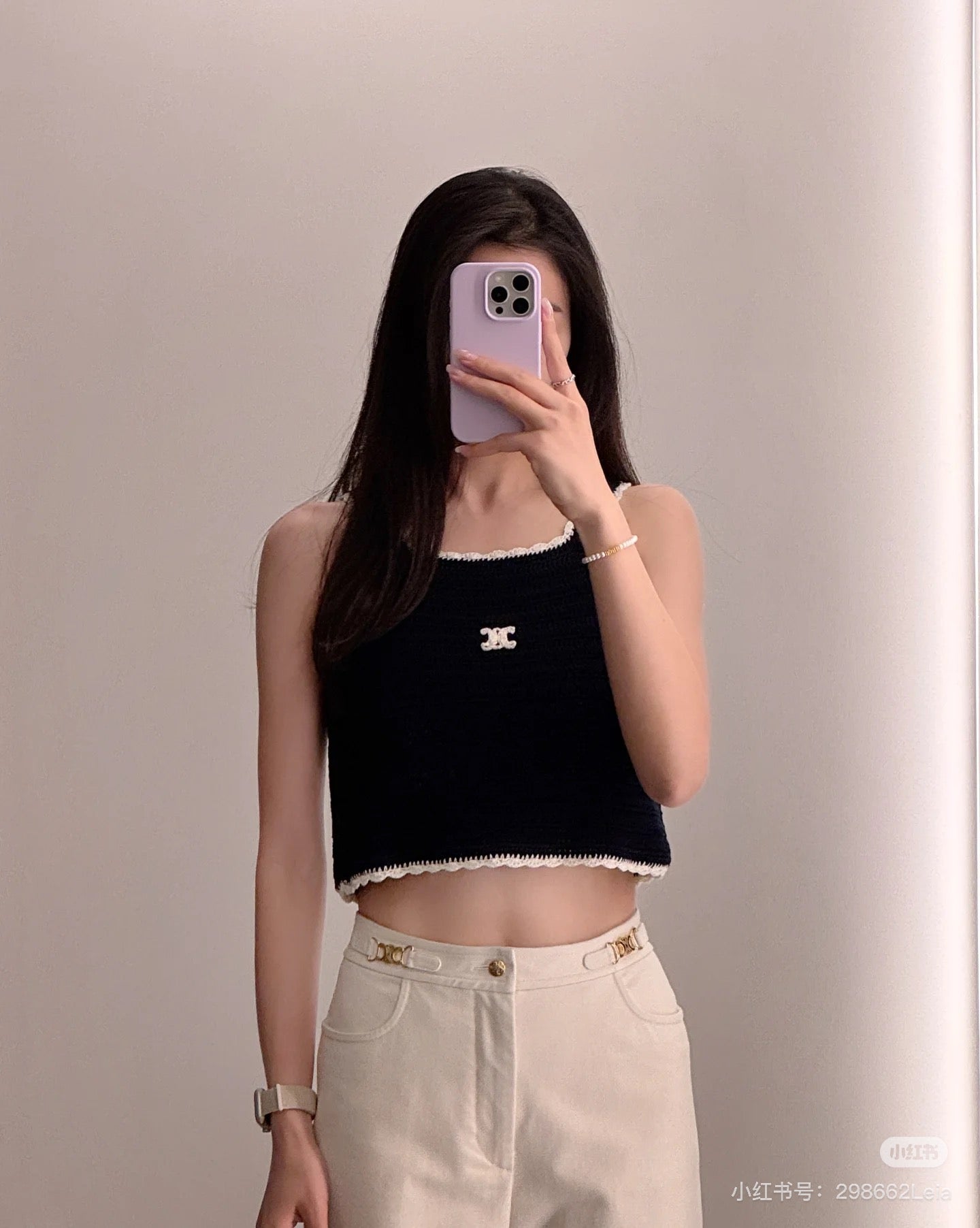 Celi 25ss knit  top tank