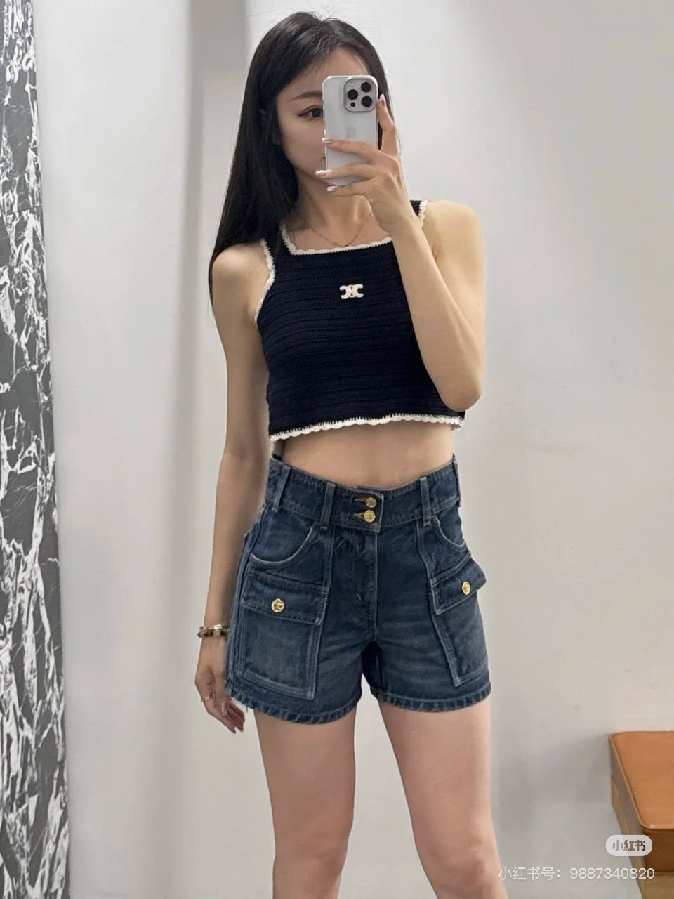 Celi 25ss knit  top tank
