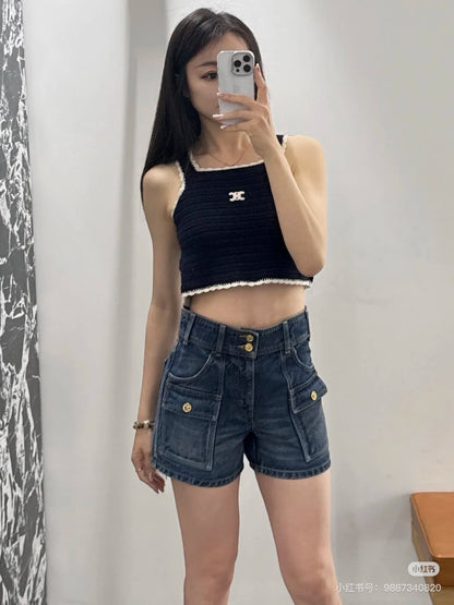Celi 25ss knit  top tank
