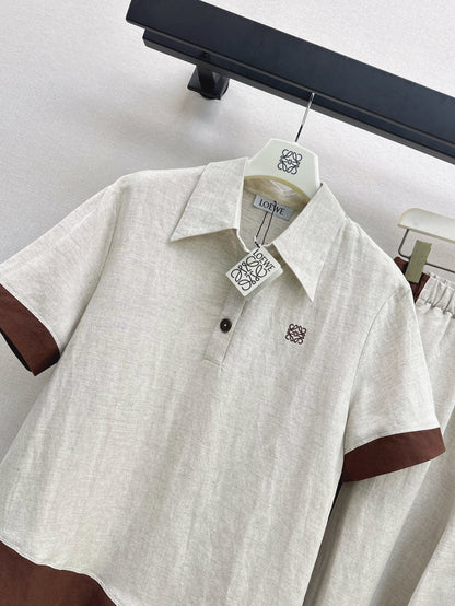 Loe 25ss linen suit