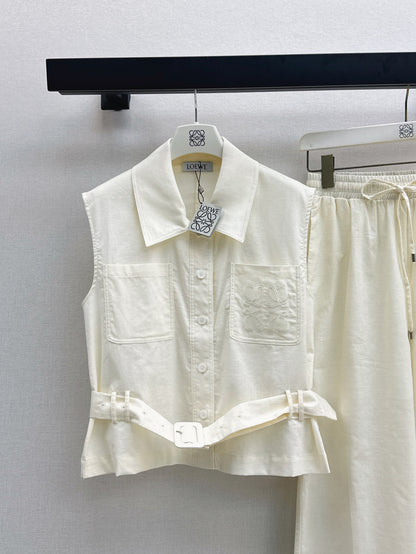 Loe 25ss vest pants set